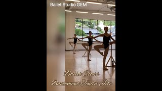 Ballet Class Battement Tendu Jete [upl. by Attaynek71]