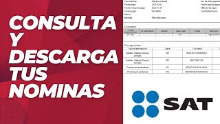 Consulta Recibos de Nómina Desde Portal SAT 2023 CFDI  Declaración Anual [upl. by Attenov821]