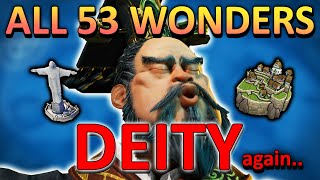 I again built EVERY Wonder in Civ 6 on the HARDEST difficulty in one single game [upl. by Lucias]