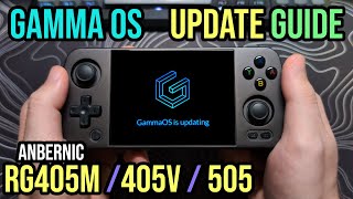 How to Update Gamma OS  RG405m  405v  505 [upl. by Oriaj466]