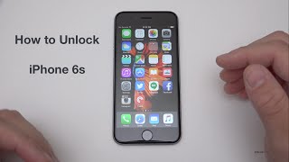 How to Unlock iPhone 6s [upl. by Luzader]