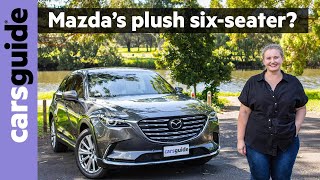 Mazda CX9 review Family test with the flagship CX9 2022 Azami LE sixseater luxury SUV [upl. by Ettenil]