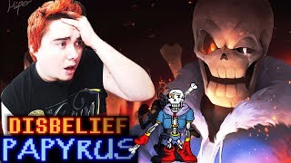 DISBELIEF Papyruss Genocide Route Undertale  SE ME PUSIERON LOS OJOS LLOROSOS  Español [upl. by Anwahsad]