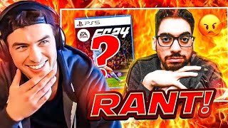 Reacting to “EA FC 24 GAMEPLAY RANT AFTER PATCH  WERE CHALKEDquot [upl. by Siul594]