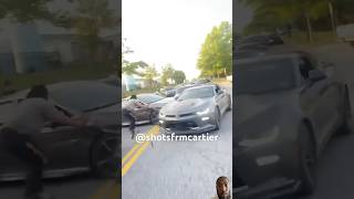 Camaro crashes into thief explore automobile cars crash camaro takeover shorts trending [upl. by Rancell]