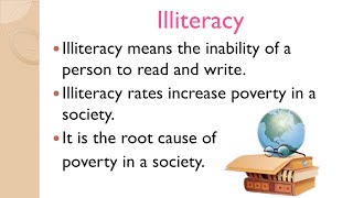 Easy Essay on Illiteracy  Best Essay on Illiteracy  15 lines on Illiteracy  About Illiteracy [upl. by Lucias210]