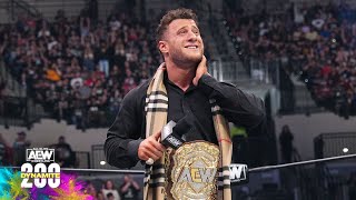 AEW World Champion MJF has a hearttoheart with Tampa and Adam Cole  8223 AEW Dynamite 200 [upl. by Eitsyrk641]