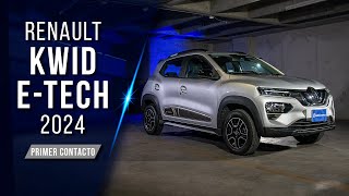 Renault Kwid ETech 2024  ¡Un Kwid 100 eléctrico  Autocosmos [upl. by Hutchings915]