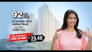 Urbanrise Codename Chennais Best  Manhattan Condos in Padur OMR Chennai [upl. by Ilojne]