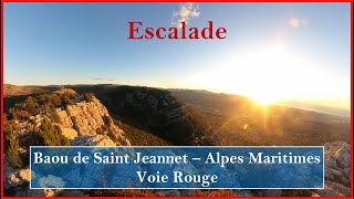 Ascension du Baou de Saint Jeannet par la voie Rouge [upl. by Leff558]