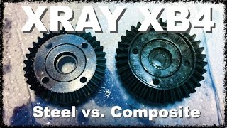 XRAY XB4  Weight Comparison Steel vs Composite Gears [upl. by Mendoza]