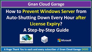 How to Prevent Windows Server from AutoShutting Down Every Hour after License Expiry [upl. by Ahsata448]