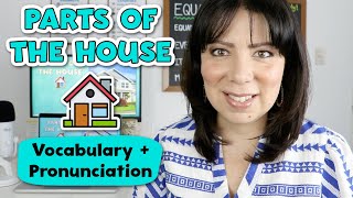 Lección 31 Vocabulario y Pronunciación de las Partes de la Casa en Inglés  Parts of the House [upl. by Enelyak]