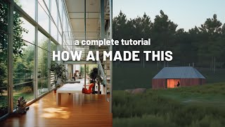 Midjourney for Architects The Ultimate Workflow for Design and Photorealistic Renders [upl. by Serdna]