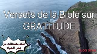 Versets de la Bible sur GRATITUDE [upl. by Germaine]