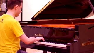 2part Invention 1 in C major on my Schimmel K280 92quot piano [upl. by Teuton]