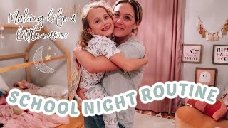 SCHOOL NIGHT ROUTINE OF A SINGLE MOM amp 6 YEAR OLD Making Life Easier as a Mom Tres Chic Mama [upl. by Yrehcaz]