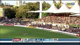 Shahid Afridi 1st Match Inning In KFC Big Bash 20112012 [upl. by Larentia398]