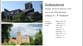 Gottesdienst  Neujahr 01012023 [upl. by Otrebron]