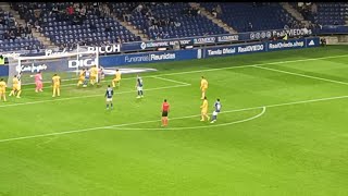 Real Oviedo 2  AD Alcorcón 0 gol de Camarasa [upl. by Akoyn]