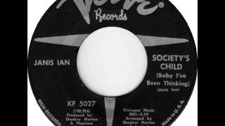 Janis Ian  Societys Child on Mono 1967 Verve 45 record [upl. by Nilhsa]