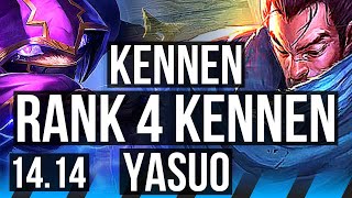 KENNEN vs YASUO MID  Rank 4 Kennen 615 900 games  EUNE Challenger  1414 [upl. by Allmon512]