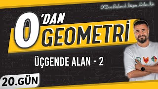 Üçgende Alan 2  0 DAN Geometri Kampı 20Gün  Rehber Matematik [upl. by Zevahc]