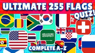 Guess All 255 Country Flags in The World 🌍🚩 [upl. by Ellesig]