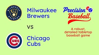 2023 Replay Brewers  Cubs Innings 59 Precision Baseball [upl. by Eelra648]