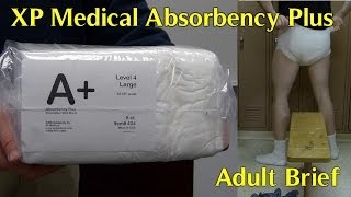 Absorbency Plus A XP Medical adult brief  diaper [upl. by Chelsie]