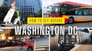 ULTIMATE DC Transportation Guide  How to Get Around Washington DC emptynester travel washington [upl. by Krenn858]