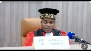 QUE DIRA LA COUR CONSTITUTIONNELLE DU CONGO  10302023 [upl. by Kuehnel605]