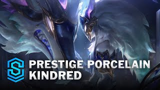 Prestige Porcelain Kindred Skin Spotlight  League of Legends [upl. by Anet]