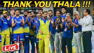 Thank You THALA  CSK PRACTICE SESSION 2024 LIVE [upl. by Arch932]