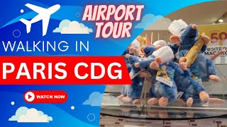 Paris CDG Airport Walking Tour ✈️🇫🇷 Terminal 2E [upl. by Norrehs46]