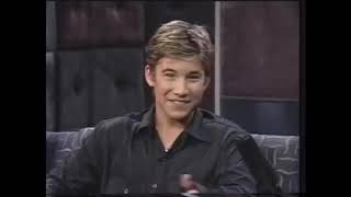 Jonathan Taylor Thomas on Late Night June 27 1997 [upl. by Cock]