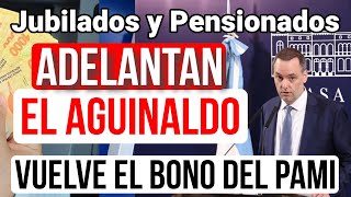 Anses 📆Fechas de Pago del MEDIO AGUINALDO Para los Jubilados y PNC AUMENTOBONOPAMI [upl. by Ydnat831]