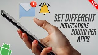 How to set different notifications sound per apps ANY Android  Quick amp Easy [upl. by Okimat]