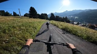 Vlog camping aux portes du soleil  jour 2  le crew au complet à Super Mo [upl. by Llejk]