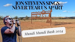 Mundi Mundi Bash 2024 Jon Stevens Sings Never Tear Us Apart [upl. by Strep196]