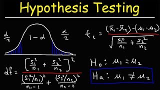 Hypothesis Testing  Difference of Two Means  Students Distribution amp Normal Distribution [upl. by Aicilram]