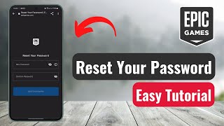 How to Reset Password Epic Games  EASY STEPS [upl. by Minetta978]