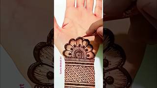 karva Chauth Special Mehndi Design  Mehandi ka Design mehndidesign henna ytshorts shorts art [upl. by Schuman792]