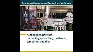 Continuous Hardening and Tempering Furnace  Precision Controls [upl. by Dorella]