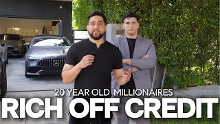 20 Year Old MILLIONAIRES  Rich Off Credit 5 Million House Tour [upl. by Nonahs734]