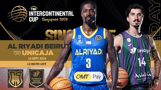 Al Riyadi Beirut vs Unicaja Live Score Updates  FIBA Intercontinental Cup Singapore 2024 [upl. by Purcell]