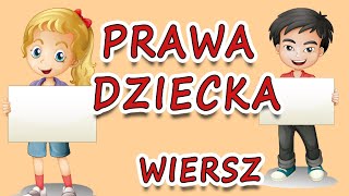 👪🏼 Prawa dziecka wiersz 👪🏼 Ola mówi wiersz o prawach dziecka [upl. by Irt943]