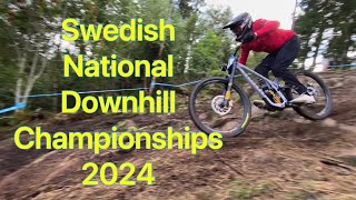 Swedish national downhill championships 2024 Vallåsen bike park [upl. by Geiss]