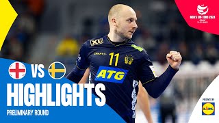 Sweden keeps on winning  Georgia vs Sweden  Highlights  Mens EHF EURO 2024 [upl. by Eeslehc291]