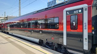 Eine Fahrt mit dem Railjet der neuen Generation  ÖBB 2024 [upl. by Aropizt]